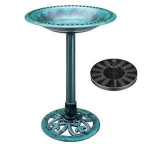 Vivo Round Garden Bird Bath & Pound Foundation, Like New, Retail - $49.99