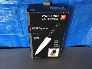 Zwilling Twin Signature 11 Piece Knife Block Set, Black, New, Retail - $348