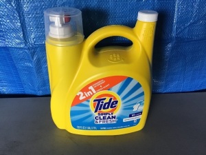 Tide 2-in-1 128OZ detergent, New, Retail - $9.89