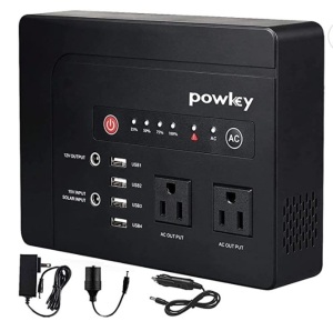 Powkey AC Power Bank, Powers Up, Appears new, Retail 69.99