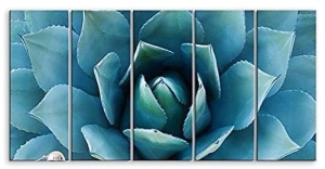 EZON-CH Blue Agave Canvas 5- 12" x 36" Panels, Appears New, Retail 59.99