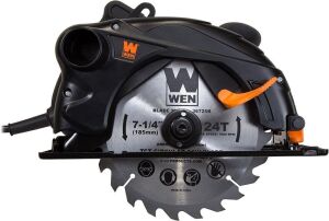 WEN 36725 12A 7-1/4-Inch Sidewinder Circular Saw with 2-1/2-Inch Cutting Depth