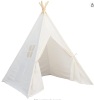 White Canvas Teepee Tent for Kids, Appears New