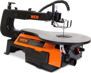 WEN 3921 16-Inch Two-Direction Variable Speed Scroll Saw with Work Light 
