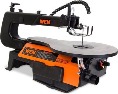 WEN 3921 16-Inch Two-Direction Variable Speed Scroll Saw with Work Light 