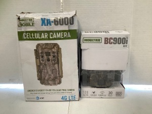 Lot of (2) Moultrie Trail Cameras, Untested, E-Commerce Return, Retail 239.98