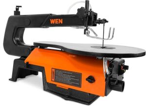 WEN 3922 16-inch Variable Speed Scroll Saw with Easy-Access Blade Changes 