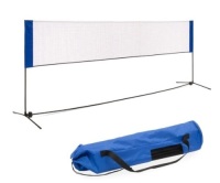 Portable Freestanding Volleyball, Tennis, Badminton Net - 12.5ft