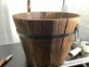 Barrell Garden Planter, Appears New