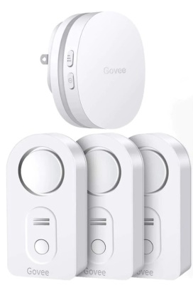 Govee Wi-Fi Water Sensors Alarm System, Powers Up, E-Commerce Return, Retail 54.99