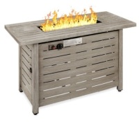 50,000 BTU Steel Propane Gas Fire Pit w/ Auto Ignition - 42in, Appears New&nbsp;
