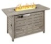 50,000 BTU Steel Propane Gas Fire Pit w/ Auto Ignition - 42in, Appears New&nbsp;