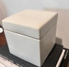 Studio McGee Carved Ceramic Box , APPEARS NEW 