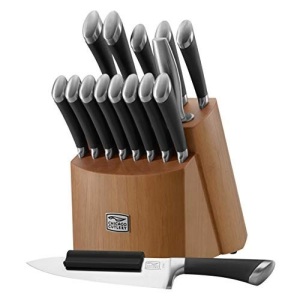 Chicago Cutlery Fusion 17 Piece Knife Block Set - Appears New