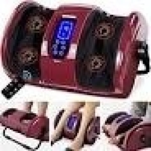 BCP  # 6002 : Reflexiology Shiatsu Foot Massager  W / High Intensity rollers 