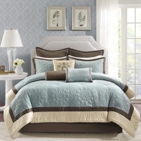 Madison Park Cozy 9 Pc Comforter Set King Size - Appears New&nbsp;&nbsp;