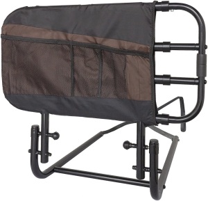 Stander EZ Adjust Bed Rail with Organizer Pouch - Appears New  