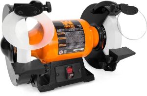 WEN BG4286 3-Amp 8-Inch Slow Speed Bench Grinder 