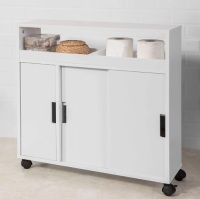 Haotian Bathroom Storage Cabinet, Appears New, Retail 99.99