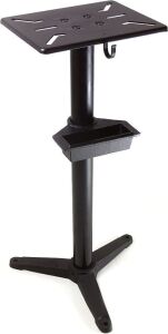 WEN 4288 Cast Iron Bench Grinder Pedestal Stand with Water Pot 