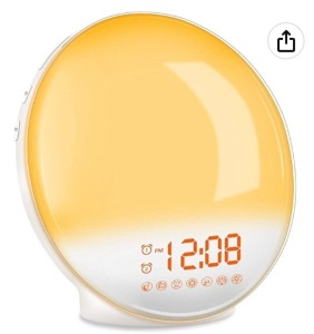 Wake Up Light/ Clock, Untested, E-Commerce Return, Retail 32.99