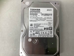 Toshiba 1TB Hard Drive, E-Comm Return, Retail 29.99