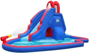 Sunny & Fun Deluxe Inflatable Water Slide Park. Appears New