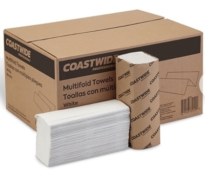 Box of 16 Coastwide Multifold Paper Towels, E-Comm Return, Retail 32.99