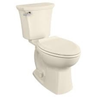 American Standard Edgemere Bone Elongated Chair Height 2-piece WaterSense Toilet