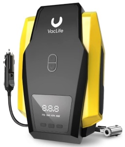 VacLife Tire Inflator, Untested, Appears new, Retail 36.99