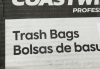 COASTWIDE TRASH BAGS*****SMALL******,APPEARS NEW