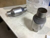 Lot of (2) Catalytic Converters, Unknown Fit&nbsp;
