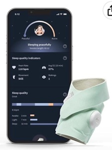 Owlet Dream Sock Smart Baby Monitor, Powers Up, Appears New, Retail 299.00