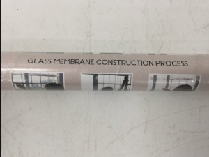 GLASS MEMBRANE CONSTRUCTION PROCESS ****WINDOW PRIVACY***,APPEARS NEW