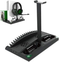 Case of (19)&nbsp;Linkstyle Vertical Cooling Stands Compatible with Xbox ONE X/ONE S/Regular ONE, with 2 Controller Charger Station, 17 Games Storage Slot, 1 Headset Storage Holder - Appear New&nbsp;