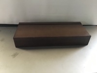 Pottery Barn Shelf, Dark Brown, 2FT, Like New, Retail - $89.99