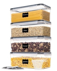 Vtopmart Airtight Food Storage Containers, Appears New, Retail 29.99