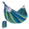 2-Person Brazilian-Style Double Hammock w/ Portable Carrying Bag, Blue