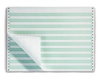 Box of Staples Green Bar Computer Paper, Appears New,&nbsp;Retail 107.99