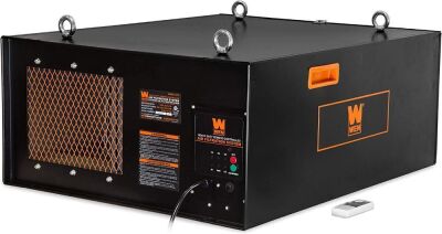 WEN 3416 4.2-Amp 3-Speed Remote-Controlled Industrial-Strength Air Filtration System (750/950/1270 CFM)