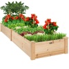 BCP # 2376 :  8 X 2 Ft Raised Garden Planter Bed 