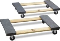 WEN 721830 1000 lbs. Capacity 18 in. x 30 in. Hardwood Movers Dolly (2-Pack)&nbsp;