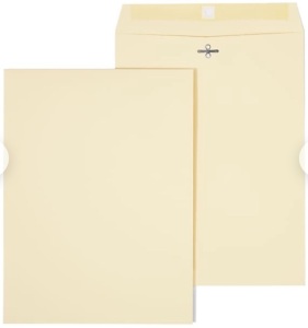 Heavy Duty Clasp Envelopes 9" x 12", E-Comm Return, Retail 33.49