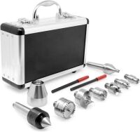 WEN LA0009 9-Piece MT2 Wood Lathe Drive and Live Center Kit with Aluminum Case &&nbsp;WEN LA1158 1-5/8-Inch MT2 Tailstock Live Center for Wood Lathes&nbsp;
