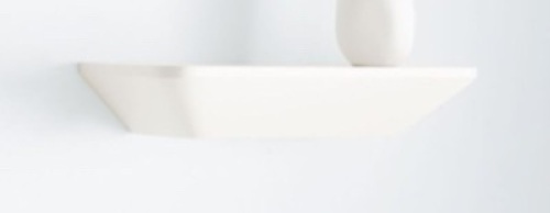 West Elm Slim Floating Shelf, White, 1FT, Like New, Retail - $36