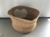 Raffia Heat Basket, Like New, Retail - $59