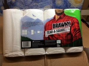 Brawny Tear-A-Square Paper Towels, 16 Pack - New