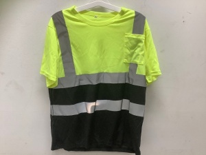 Mens Hi Vis Safety Shirt, S, E-Comm Return