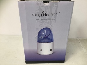 KingSteam Facial Steamer, Untested, Appears New, Retail 23.99