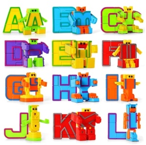 Alphabet Robots Toys, Appears New, Retail 29.99